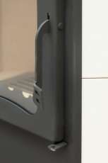 Стальной камин Бавария угловая Амазонка бай фото в Слуцке