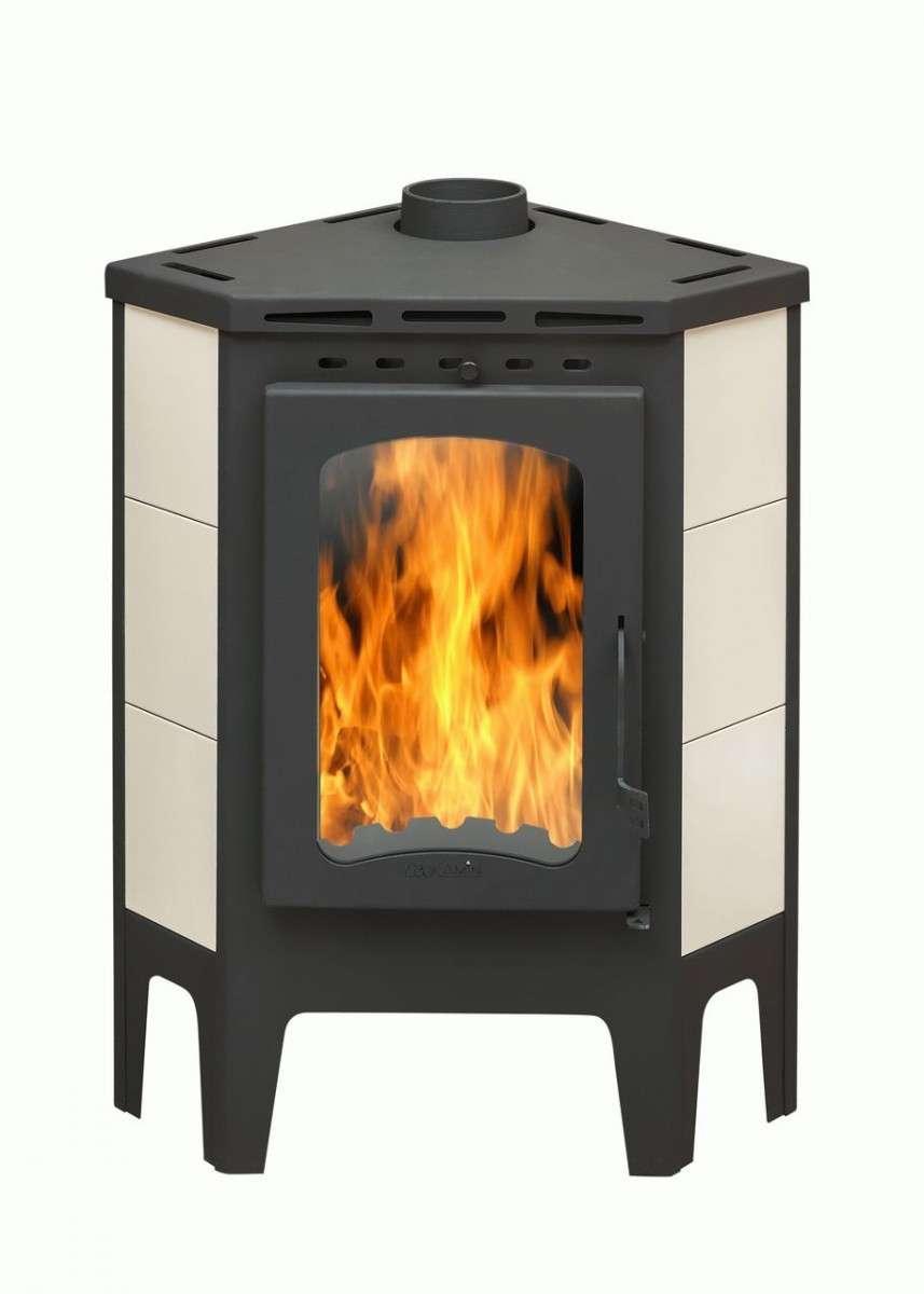 Печь-камин Бавария угловая Амазонка бай фото в Слуцке