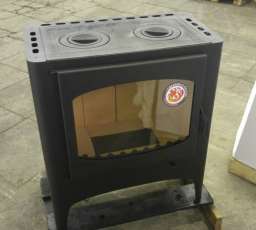 Печь камин БАВАРИЯ ЭКО С ПЛИТОЙ две конфорки для дома и дачи фото в Слуцке