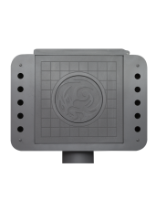 Стальной камин БАВАРИЯ ЭКО с плитой одна конфорка фото в Слуцке