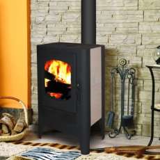 Красивый камин БАВАРИЯ ЭКО с плитой одна конфорка фото в Слуцке