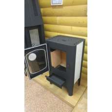 Печь-камин БАВАРИЯ ЭКО с плитой одна конфорка фото в Слуцке