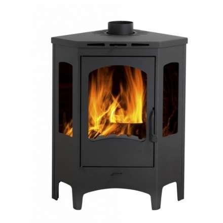 Печь-камин Бавария панорама угловая Амазонка бай фото в Слуцке