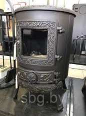 Купить Печь-камин NORDflam Palestro patine в интерьере в Слуцке Амазонка бай фото в Слуцке