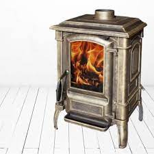 Печь-камин чугунный FireWay Bruno патина медь Амазонка бай фото в Слуцке