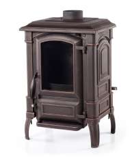 Печь-камин чугунный FireWay Bruno патина медь Амазонка бай фото в Слуцке