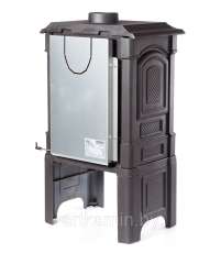 Печь-камин чугунный FireWay Bruno II чёрный Амазонка бай фото в Слуцке