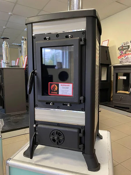 Печь-камин чугунный FireWay Klemens в интерьере Амазонка бай фото в Слуцке