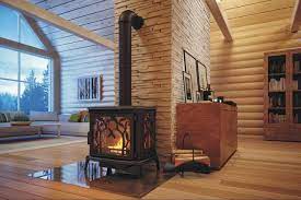 Печь-камин чугунный FireWay Demetra в интерьере Амазонка бай фото в Слуцке