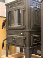 Печь-камин FireWay Dacha патина бронза в интерьере Амазонка бай фото в Слуцке