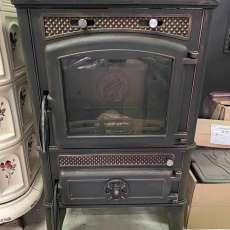 Печь-камин FireWay Dacha патина бронза в интерьере Амазонка бай фото в Слуцке