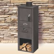 Печь-камин Blist Ekonomik LM стальная дверца фото в Слуцке