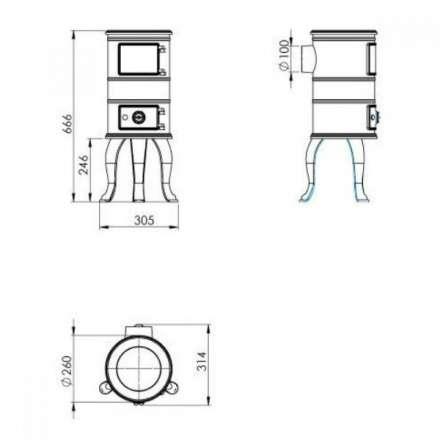 Купить Печь-камин NORDflam Ermis в Слуцке Амазонка бай фото в Слуцке