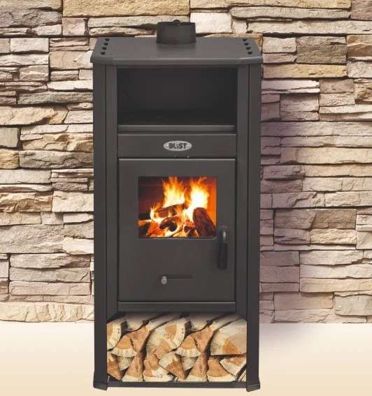 Печь-камин Blist Ambasador LM стальная дверца Амазонка бай фото в Слуцке