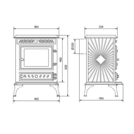 Купить Печь-камин Kawmet P3 (7.4 кВт) EKO в интерьере чугунный в Слуцке фото в Слуцке
