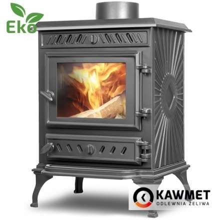 Купить Печь-камин Kawmet P3 (7.4 кВт) EKO в интерьере чугунный в Слуцке фото в Слуцке