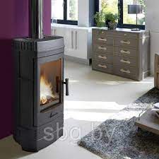 Печь-камин Invicta Chatel чугун в интерьере Амазонка бай фото в Слуцке