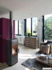 Печь-камин Invicta Cassine чугун в интерьере Амазонка бай фото в Слуцке