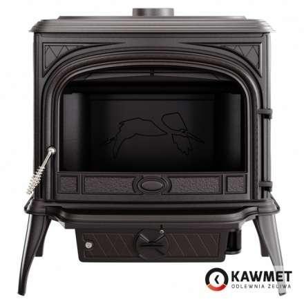 Купить Печь-камин KAWMET Premium SPHINX S6 (13,9 kW) в интерьере чугунный в Слуцке фото в Слуцке