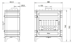 Печь-камин чугунный Invicta Siam в интерьере Амазонка бай фото в Слуцке