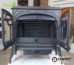 Купить Печь-камин KAWMET Premium SPARTA S10 (13,9 кВт) в интерьере чугунный в Слуцке фото в Слуцке