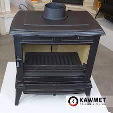 Купить Печь-камин KAWMET Premium PROMETEUS S11 (8,5 кВт) в интерьере чугунный в Слуцке фото в Слуцке