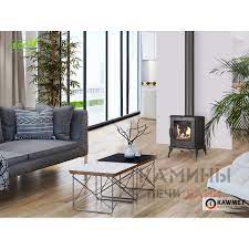 Купить Печь-камин Kawmet P8 в интерьере чугунный в Слуцке в Слуцке