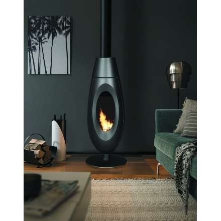 Печь-камин Invicta OVATIO в интерьере Амазонка бай фото в Слуцке