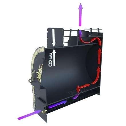 Отопительная печь Царь-печи Злата в Слуцке