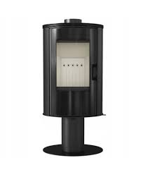 Купить Печь-камин черный Kratki KOZA/AB/S/N/DR в интерьере в Слуцке Амазонка бай фото в Слуцке