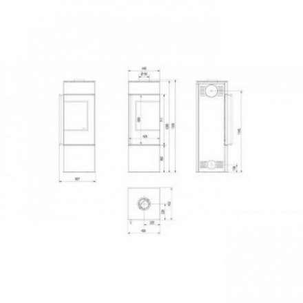 Купить Печь-камин Kratki THOR 8 в Слуцке Амазонка бай фото в Слуцке