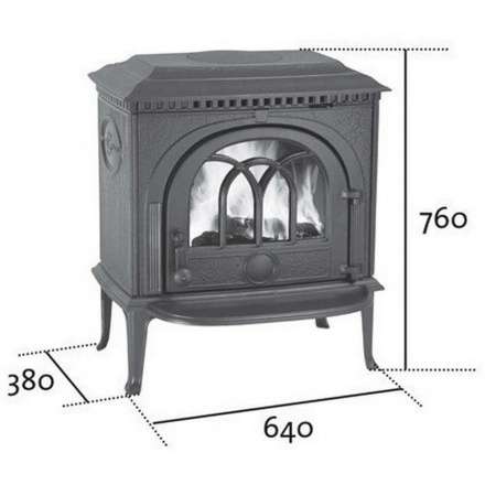 Чугунная печь камин Jotul F8 в Слуцке