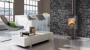 Купить Печь-камин Kratki Koza/Orbit стальной в интерьере в Слуцке Амазонка бай фото в Слуцке