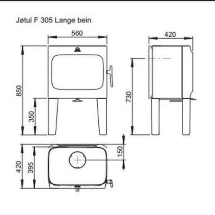 Чугунная печь камин Jotul F 305 LL WHE в Слуцке