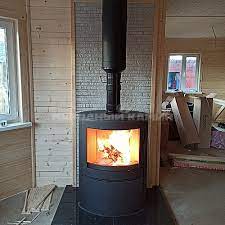 Купить Печь-камин Kratki Koza/AB/S/2 (сталь) стальной в интерьере в Слуцке Амазонка бай фото в Слуцке