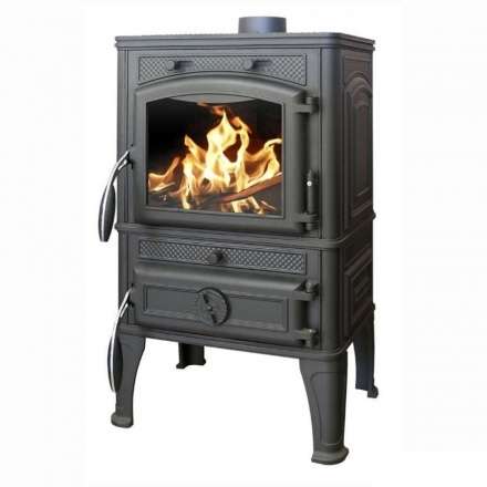 Печь-камин Guca LAVA THERMO из чугуна с водяным контуром фото в Слуцке