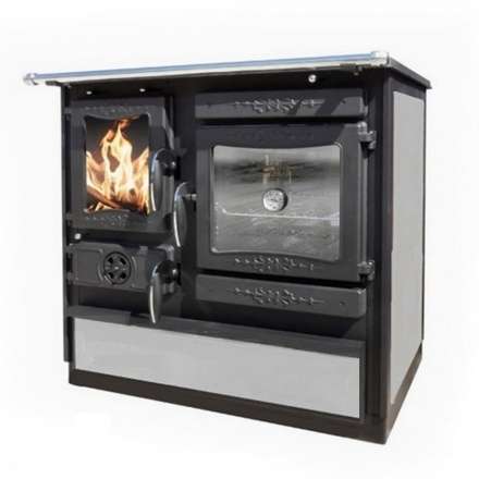 Печь-камин Guca GULIVER THERMO STONE с плитой и водяным контуром Амазонка бай фото в Слуцке