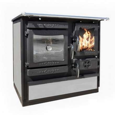 Печь-камин Guca GULIVER THERMO STONE с плитой и водяным контуром в Слуцке