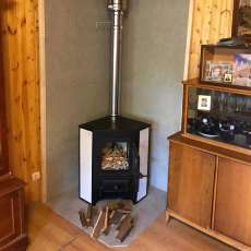 Купить Печь-камин Везувий ПК-01 (220) угловой песчаник 9 кВт в Слуцке в Слуцке