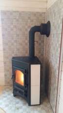 Купить Печь-камин Везувий ПК-01 (270) угловой бежевый 9 кВт в Слуцке в Слуцке