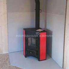 Купить Печь-камин Везувий ПК-01 (270) угловой красный 9 кВт в Слуцке в Слуцке