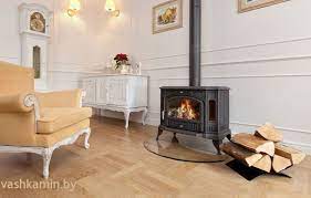 Купить Печь-камин Kratki Koza K9 в интерьере в Слуцке Амазонка бай фото в Слуцке