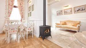 Купить Печь-камин Kratki Koza K6 с водяным контуром в интерьере в Слуцке Амазонка бай фото в Слуцке