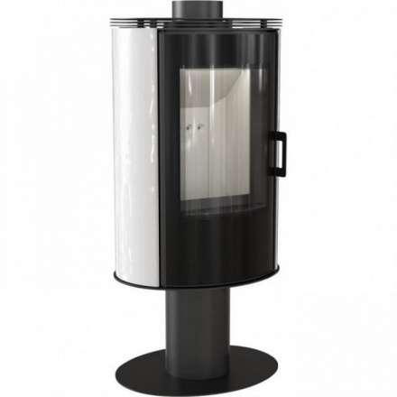 Печь-камин Kratki Koza/AB/S/NO/GLASS/Kafel/Bialy Амазонка бай фото в Слуцке