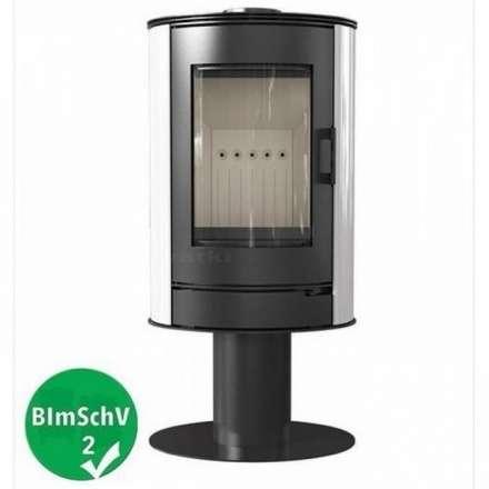 Купить Печь-камин Kratki KOZA/AB/S/N/KAFEL/BIALY (кафель белый) в интерьере в Слуцке Амазонка бай фото в Слуцке