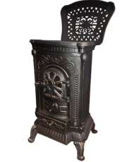 Чугунная печь-камин Амбра Eurokom фото в Слуцке