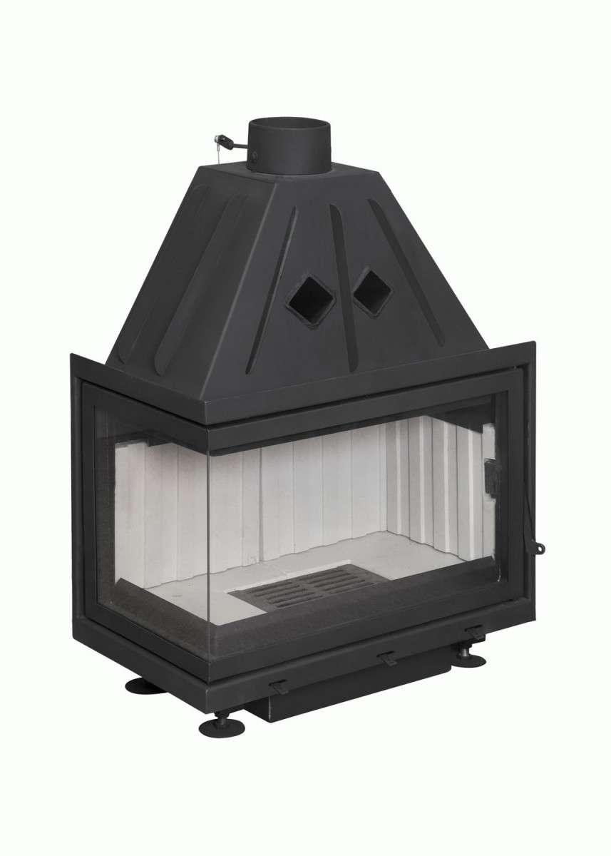 Каминная топка Экокамин Альфа 700 L два стекла левая купить в Слуцке