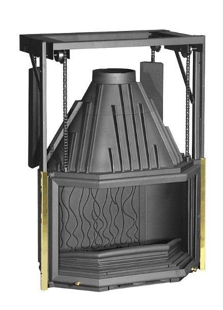 Каминная топка Invicta Prismatic 850 с подъёмом Амазонка бай фото в Слуцке
