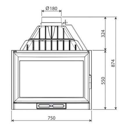 Каминная топка NORDflam Remus в Слуцке