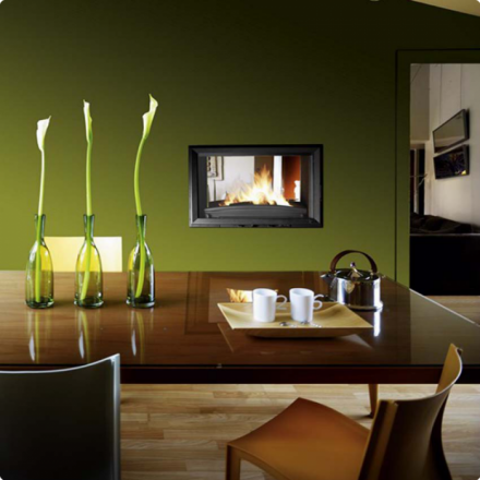 Каминная топка Invicta 800 Double Face в Слуцке